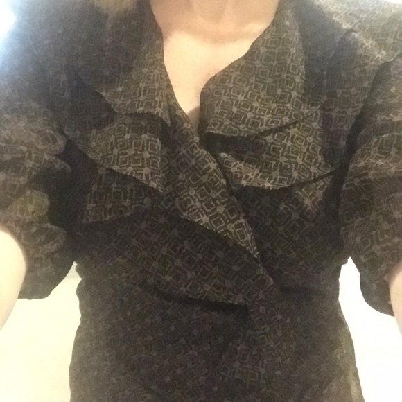 Ralph Lauren wrap blouse - Picture 6 of 7